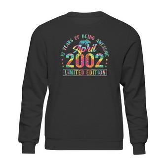 19 Years Old 19Th Birthday Decoration Vintage April 2002 Ver2 Sweatshirt | Favorety CA