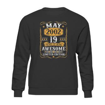 19 Years Old Gifts Vintage May 2002 19Th Birthday Gift Sweatshirt | Favorety UK