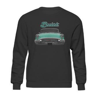 1955 Buick Two Side Green Sweatshirt | Favorety CA