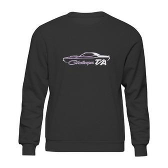 1970 Dodge Challenger Ta Classic Outline Design Sweatshirt | Favorety AU