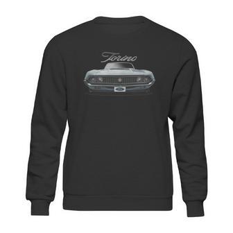 1970 Ford Torino Front Lightblue Sweatshirt | Favorety