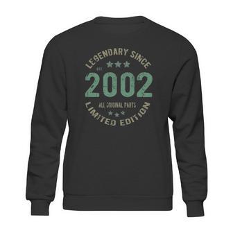 20 Years Old Bday Legendary Since 2002 - Vintage 20Th Birthday Sweatshirt | Favorety UK