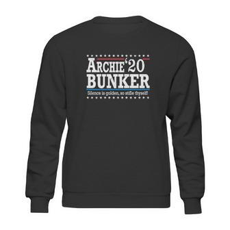 2020 Archie Bunker Silence Is Golden So Stifle Thyself Sweatshirt | Favorety