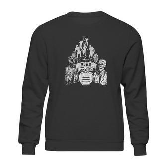 2020 Chased By Zombies Funny Social Distancing Sweatshirt | Favorety CA