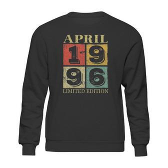 25 Years Old April 1996 25Th Awesome Birthday Sweatshirt | Favorety UK