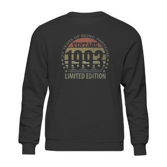 27 Years Old Gifts Vintage 1993 Limited Edition 27Th Birthday Sweatshirt | Favorety