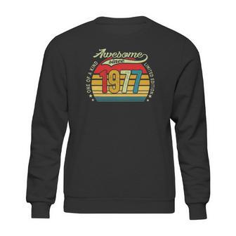 44 Years Old Gifts 44Th Birthday Men Awesome Since 1977 Ver2 Sweatshirt | Favorety CA