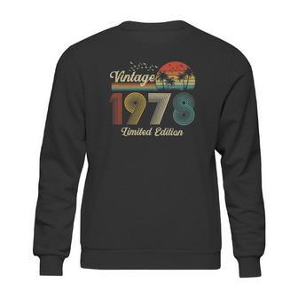 44 Years Old Vintage 1978 Limited Edition 44Th Birthday Sweatshirt | Favorety