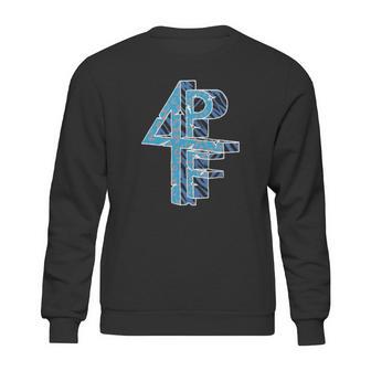 4Pf Four Pockets Full Blue Sweatshirt | Favorety