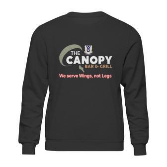 503Rd Infantry Regiment The Canopy Bar And Grill We Serve Wings Not Legs Sweatshirt | Favorety