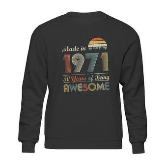 51St Birthday Vintage 1971 Sweatshirt | Favorety CA