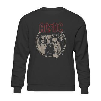 Acdc Print Design Sweatshirt | Favorety