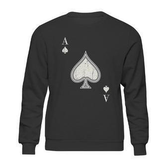 Ace Of Spades Blackjack Cards Poker Sweatshirt | Favorety