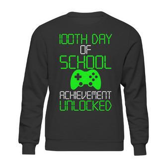 Achievement Unlocked Funny 100Th Day Of School Sweatshirt | Favorety UK