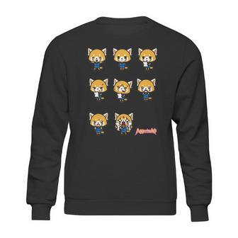 Aggretsuko Current Mood Frontside Sweatshirt | Favorety AU