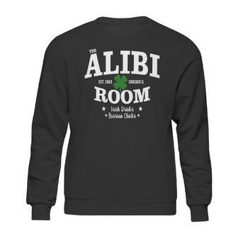 The Alibi Room Est 1963 Chicagoil Irish Drinks Russian Chick Sweatshirt | Favorety AU