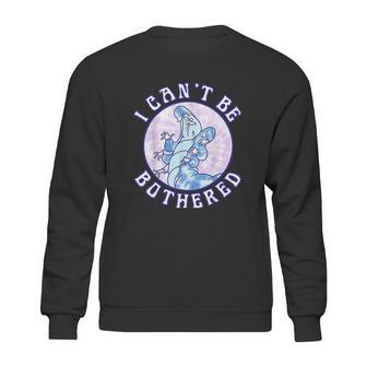 Alice In Wonderland Caterpillar I Cant Be Bothered Sweatshirt | Favorety