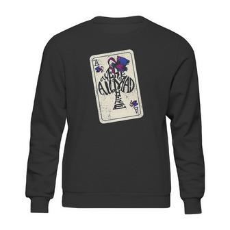 Alice In Wonderland Were All Mad Here Ace Of Spades Sweatshirt | Favorety UK