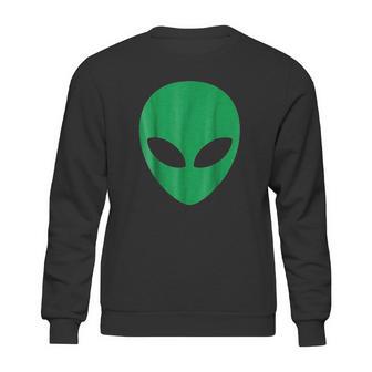 Alien Head Green Alien Grey Sweatshirt | Favorety DE