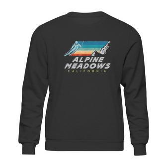 Alpine Meadows California Usa Ski Resort 1980S Retro Sweatshirt | Favorety CA