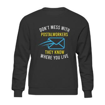 American Postal Worker Mailed It Mail Escort For Mailman Sweatshirt | Favorety AU