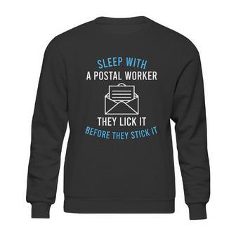 American Postal Worker Sleep With A Mailman Mail Escort Sweatshirt | Favorety UK