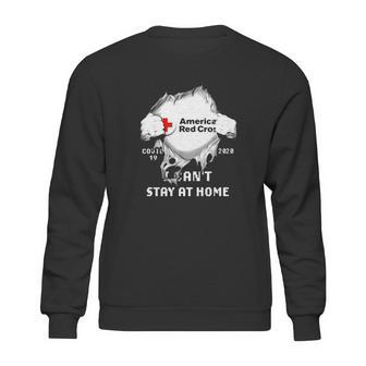 American Red Cross Insides Covid-19 2020 I Can’T Stay At Home Shirtc Sweatshirt | Favorety CA