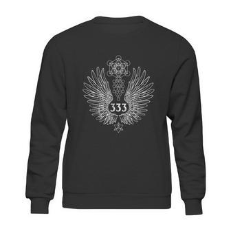 Angel Number 333 Sacred Geometry Healing Sweatshirt | Favorety