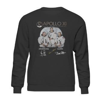 Apollo 11 50Th Anniversary Neil Armstrong Michael Collins Buzz Aldrin Signature T-Shirt Sweatshirt | Favorety