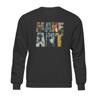 Make Art Funny Artist Artistic Humor Painting Cool Sweatshirt | Favorety