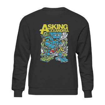 Asking Alexandria Robot Sweatshirt | Favorety