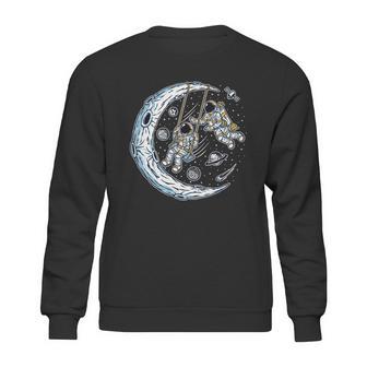 Astronauts Moon Swinging Sweatshirt | Favorety AU