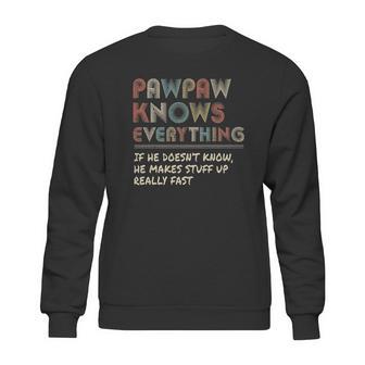 Ateesdas Pawpaw Know Everything Vintage Pawpaw Sweatshirt | Favorety UK