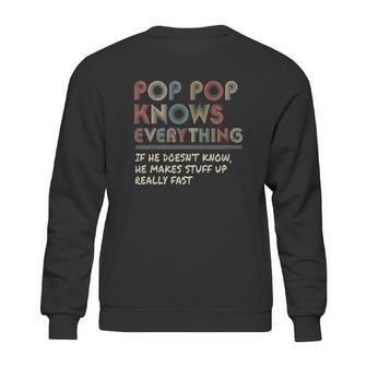 Ateesdas Pop Pop Know Everything Vintage Pop Pop Sweatshirt | Favorety DE