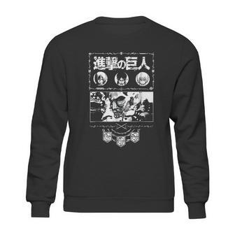 Attack On Titan Ornate Collage Sweatshirt | Favorety