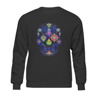 Ayahuasca Dmt Psychedelic Shrooms Psilocybin Lsd Trip Skull Sweatshirt | Favorety UK