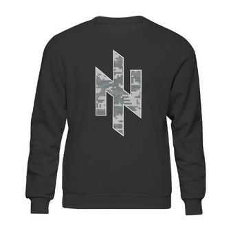 Azov Logo Camo Support Ukraine Military Sweatshirt | Favorety