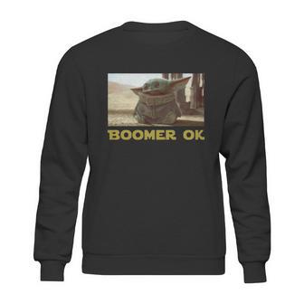 Baby Yoda Boomer Ok Sweatshirt | Favorety