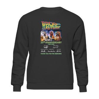 Back To The Future 35Th Anniversary 1985-2020 Signatures Shirt Sweatshirt | Favorety UK