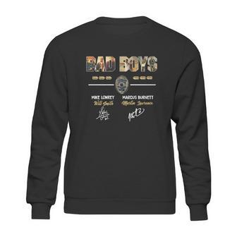 Bad Boys Movie Lovers Mike Lowrey Marcus Burnett Will Smith Martin Lawrence Signatures Sweatshirt | Favorety UK