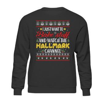 Bake Stuff And Watch The Hallmark Channel Sweatshirt | Favorety UK