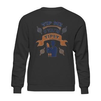 Bartender Tip Me If You Are Tipsy Retro Sweatshirt | Favorety CA