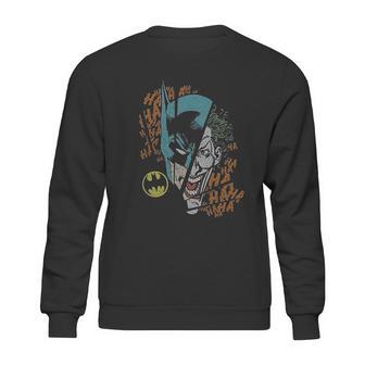 Batman Vs The Joker Split Sweatshirt | Favorety