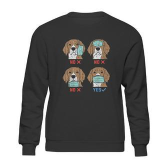 Beagle Funny Social Distancing Dog Gift Sweatshirt | Favorety DE