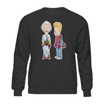 Beavis And Butt-Head Do Back To The Future Sweatshirt | Favorety