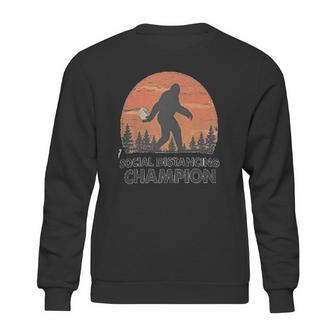 Bigfoot Social Distancing Sweatshirt | Favorety