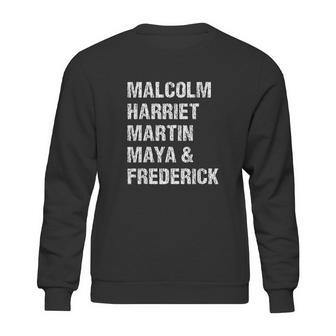 Black History Month Malcolm Harriet Martin Maya & Frederick Sweatshirt | Favorety AU