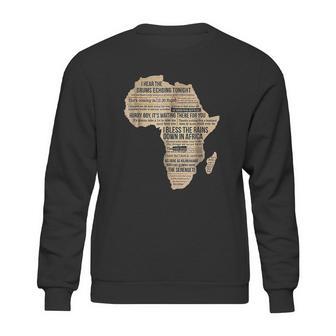 Bless Africa Rains On Toto Sweatshirt | Favorety