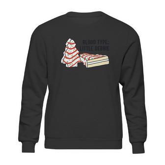 Blood Type Little Debbie Inspired Snack Cake Sweatshirt | Favorety UK