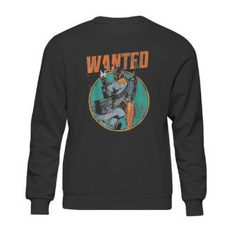 Boba Fett Wanted Distressed Mandalorian Sweatshirt | Favorety